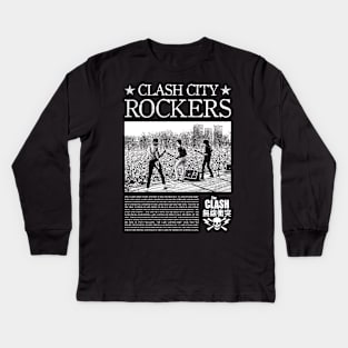 The clash city rocker Kids Long Sleeve T-Shirt